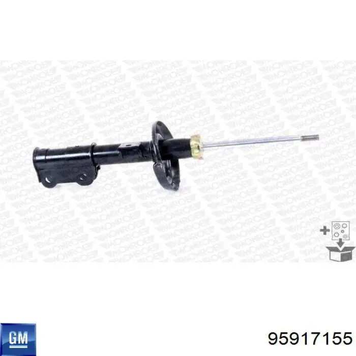 Купити DSB347G Denckermann Амортизатор передній, правий