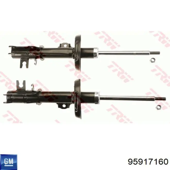 Амортизатор передньої підвіски, лівий General Motors 95917160 ціна, від 44.54 USD