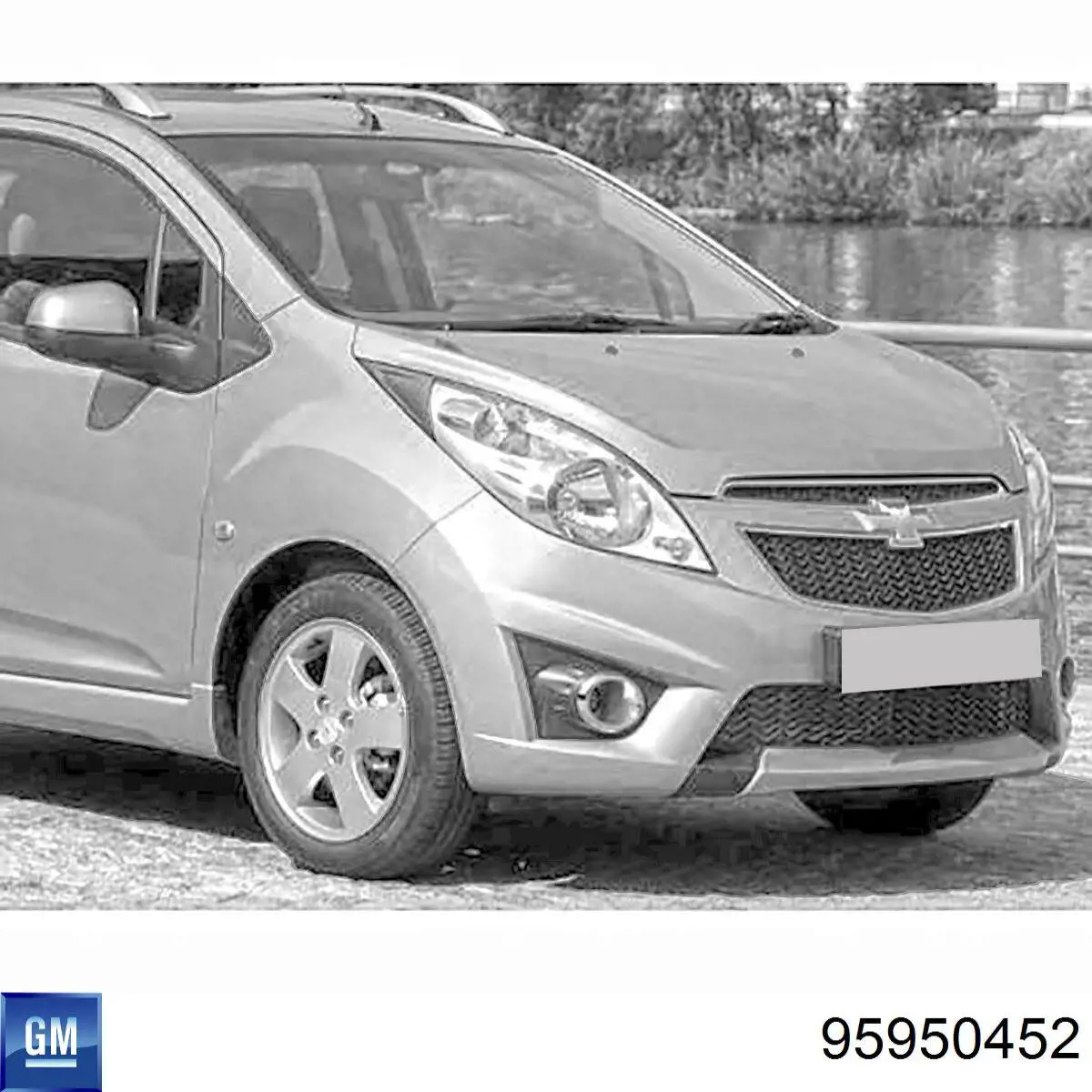 Крило переднє праве General Motors 95950452 ціна, від 141.73 USD