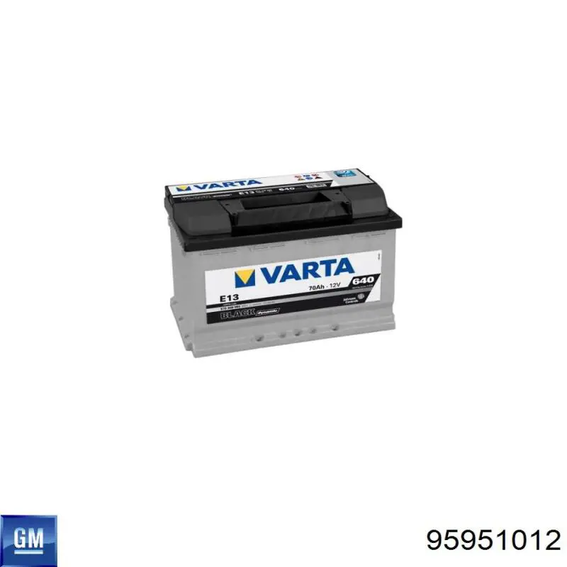 Батарея акумуляторна General Motors 95951012 ціна, від 121.76 USD