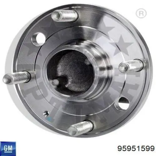 Маточини задніх коліс General Motors 95951599 ціна, від 65.75 USD