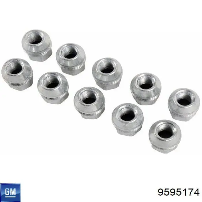 Купити 9595174 General Motors Колісні гайки