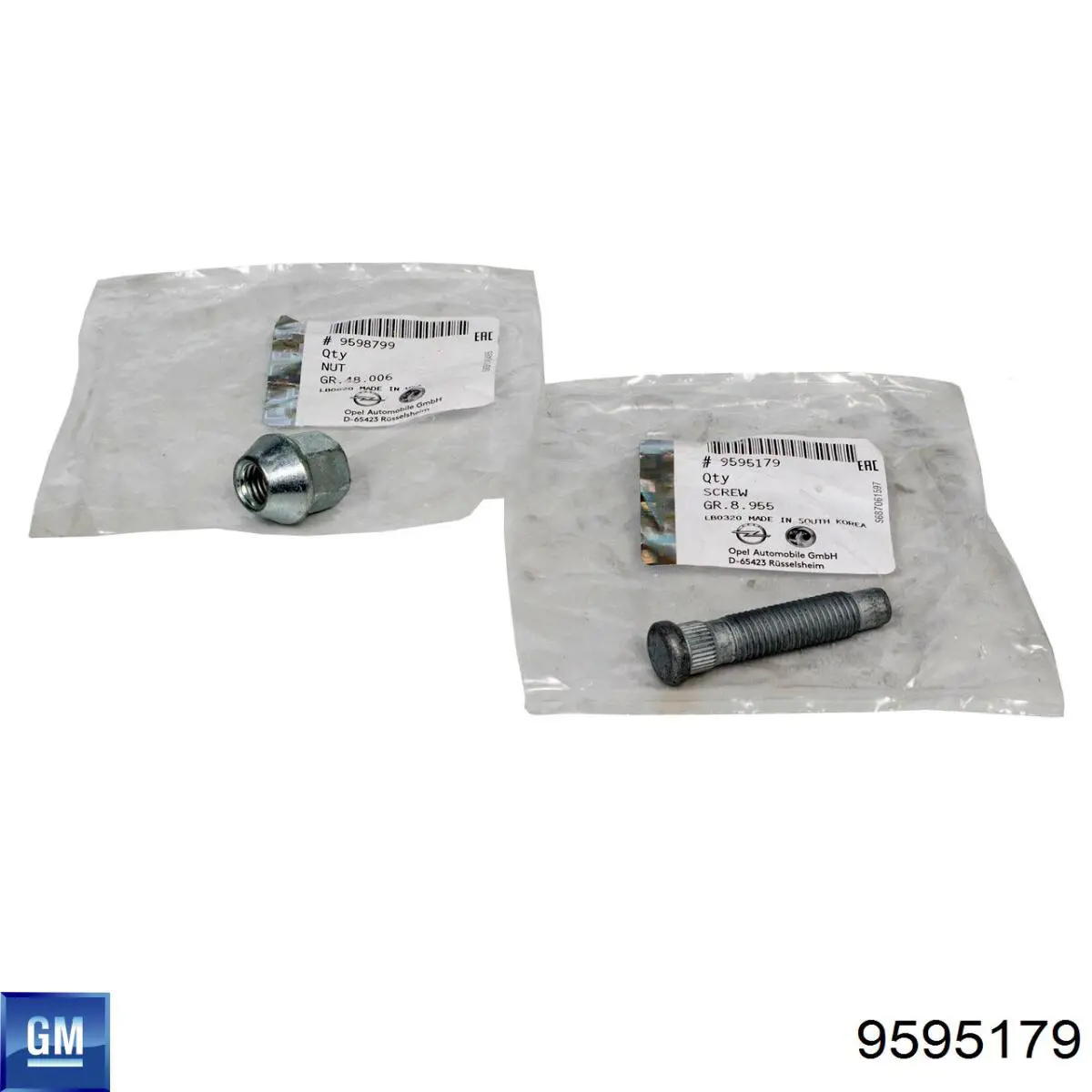 Купити 9595179 General Motors Болт маточини