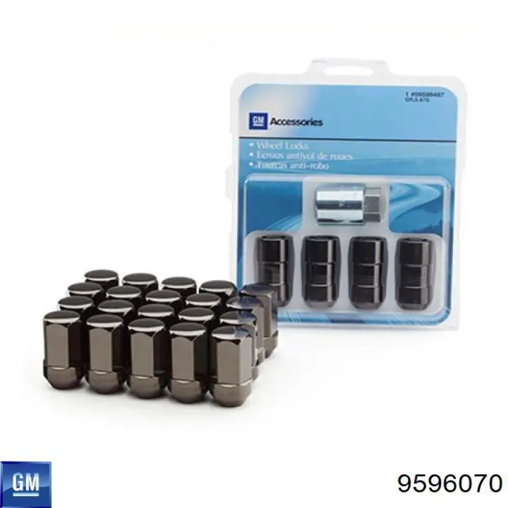 Купити 9596070 General Motors Колісні гайки