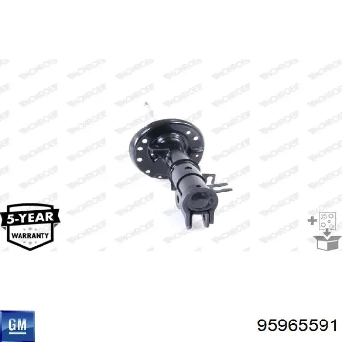 Амортизатор передньої підвіски, лівий General Motors 95226435 ціна, від 49.13 USD