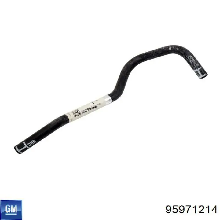 Купити 95971214 General Motors Шланг/патрубок радіатора охолодження, верхній