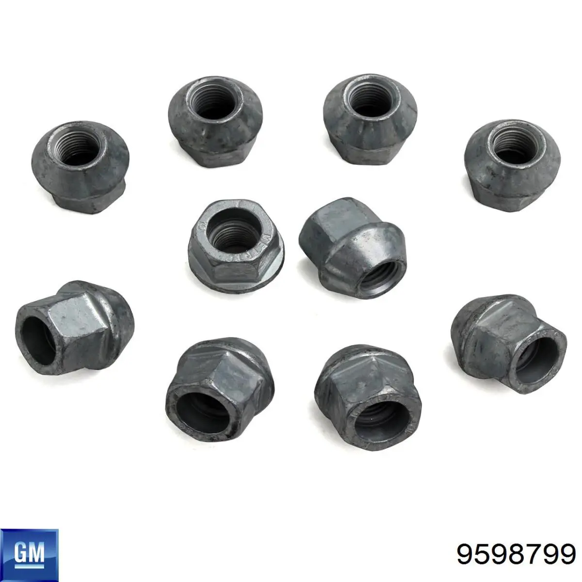 Гайка кріплення колеса General Motors 9598799 ціна, від 1.87 USD