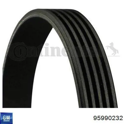 Ремінь генератора 95990232 General Motors