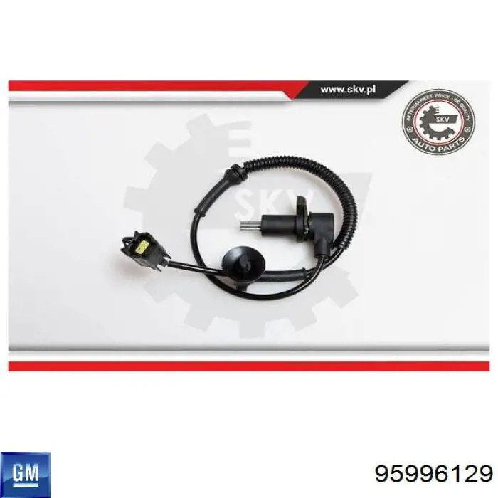 Купити 95996129 General Motors Датчик АБС (ABS) задній, лівий