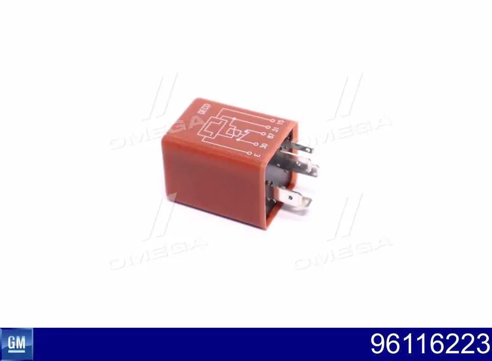 Реле обігріву заднього скла General Motors 96116223 ціна, від 9.72 USD