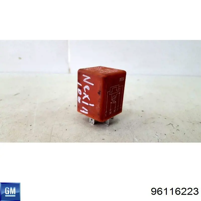 Реле обігріву заднього скла 96116223 General Motors