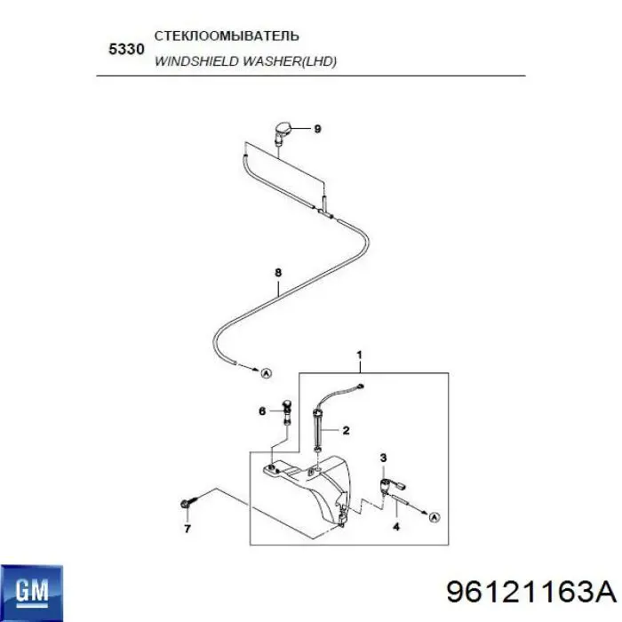 Моторчик омивача переднього скла Korea (oem) R90015C ціна, від 3.40 USD