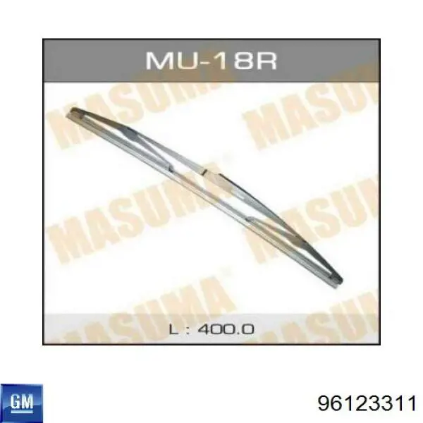 Щітка склоочисника заднього скла General Motors 96123311 ціна, від 4.33 USD