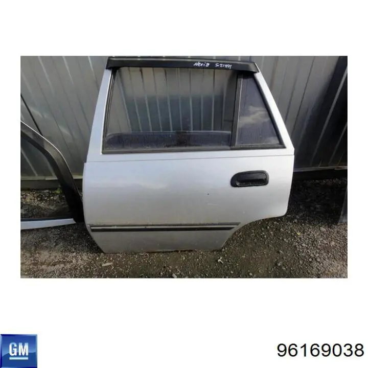  Двері задні, ліві Daewoo Nexia 1