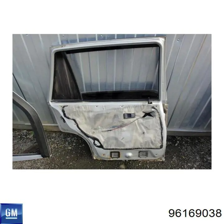 Двері пасажирськи задні ліві на Daewoo Nexia I KLETN
