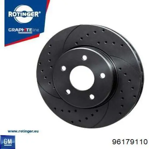 Диск переднього гальма General Motors 96179110 ціна, від 27.14 USD
