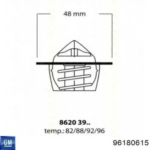 EX80615 Euroex корпус термостата