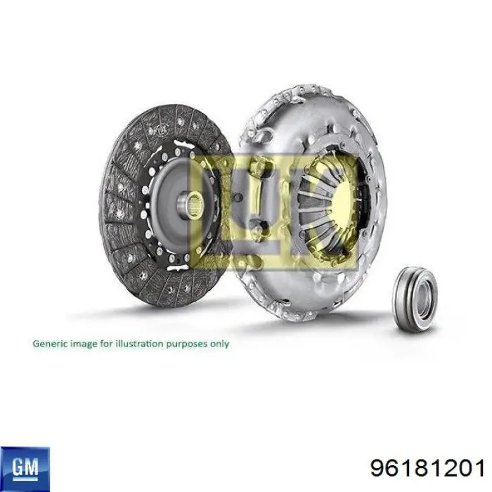 Диск зчеплення 96181201 General Motors
