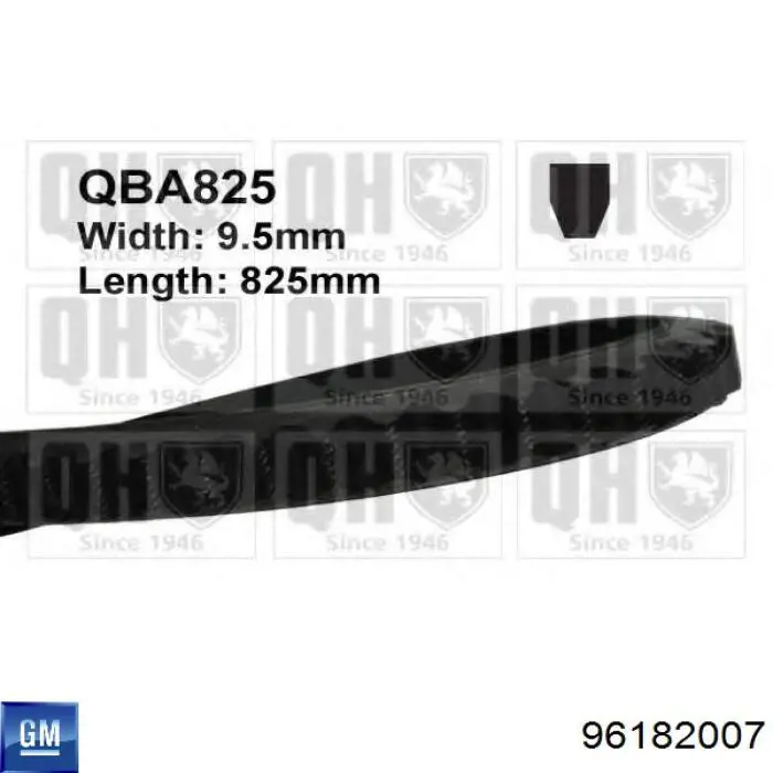 Купити 96182007 General Motors Ремінь генератора