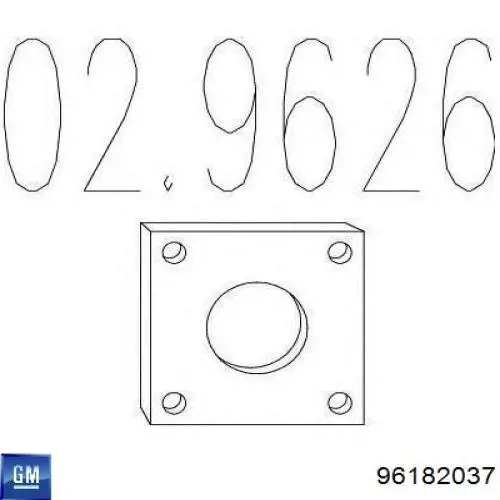 Купити ST870901 Starline Прокладка до глушника