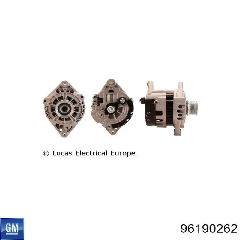 Генератор 96190262 General Motors