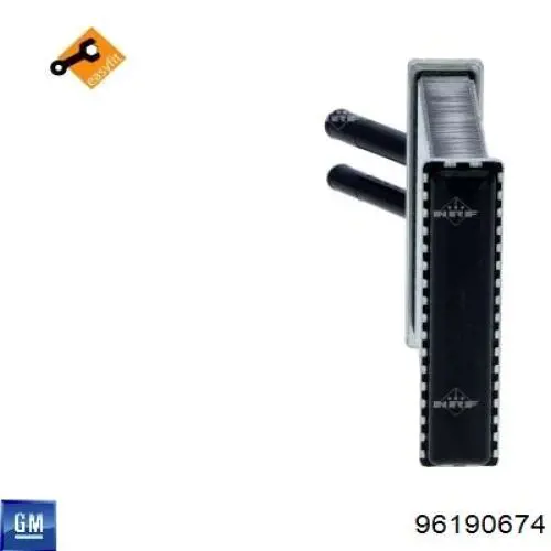 Радіатор пічки (обігрівача) General Motors 96190674 ціна, від 26.79 USD