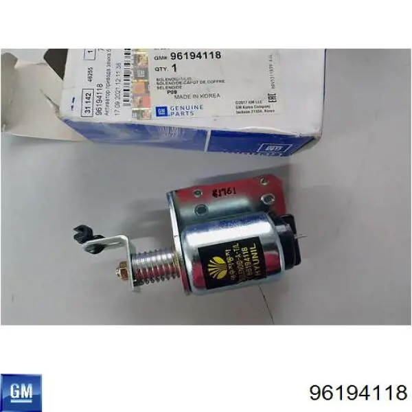 Купити 96194118 General Motors Актуатор замка багажника (задніх дверей)