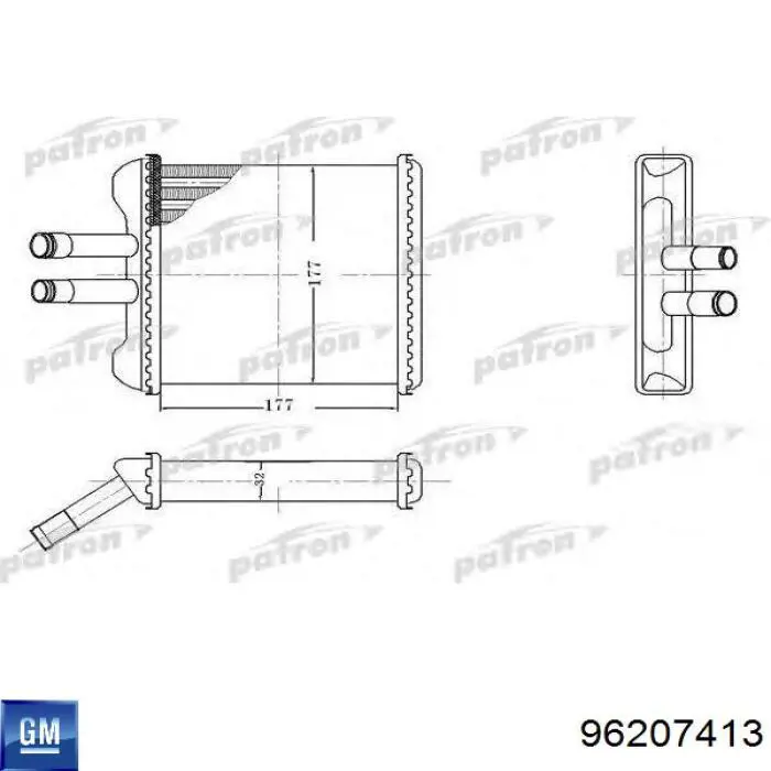 Купити RH96207413 Weber Теплообмінник