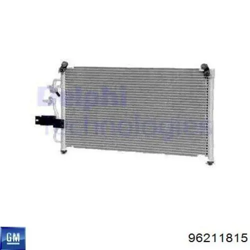 Конденсатор кондиціонера General Motors 96211815 ціна, від 99.27 USD