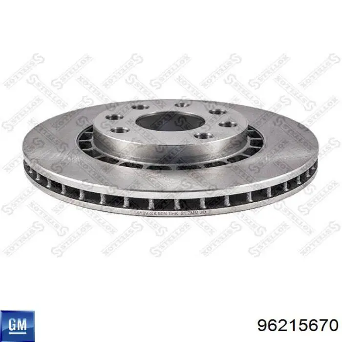 Диск гальмівний передній General Motors 96215670