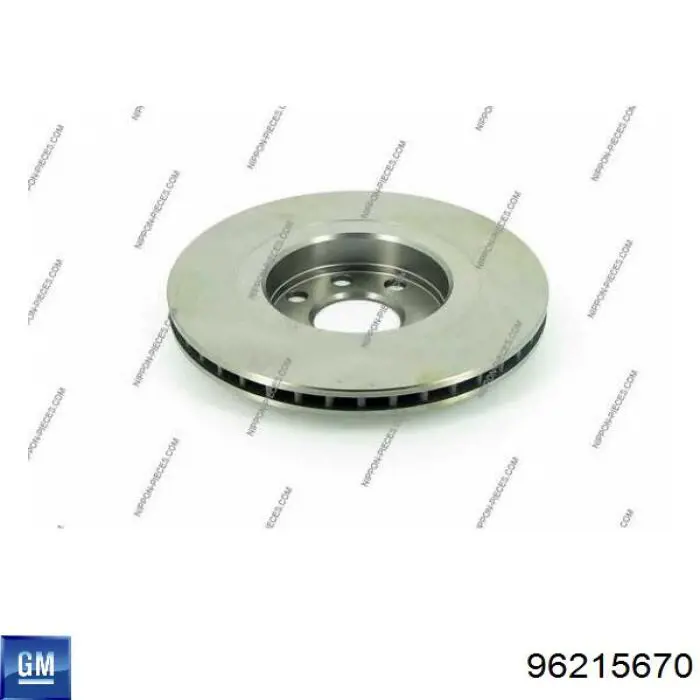 Диск переднього гальма General Motors 96215670 ціна, від 27.94 USD