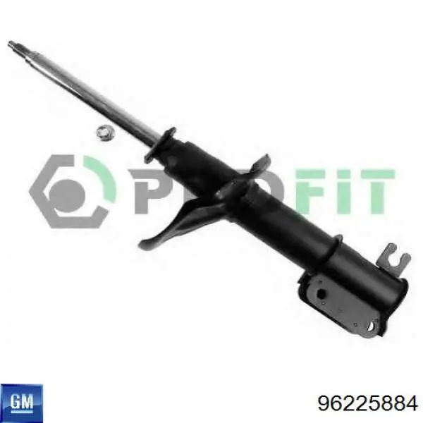 Амортизатор передньої підвіски, лівий General Motors 96225884 ціна, від 35.23 USD