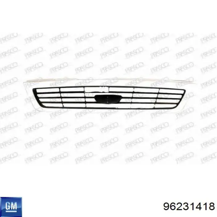 Облицювання радіатора General Motors 96231418 ціна, від 8.47 USD