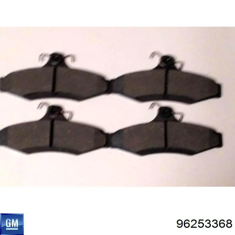 Задні гальмівні колодки General Motors 96253368 ціна, від 12.29 USD