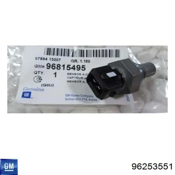Датчик температури охолоджуючої рідини 96253551 General Motors