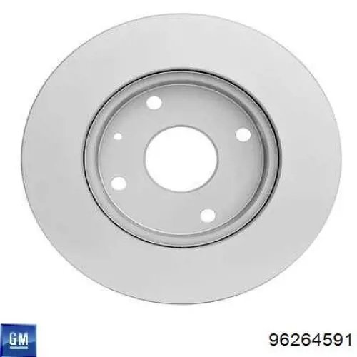 Диск переднього гальма General Motors 96264591 ціна, від 28.19 USD