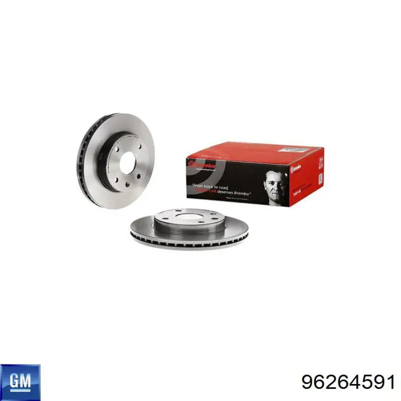 96264591 General Motors Гальмо дискове переднє