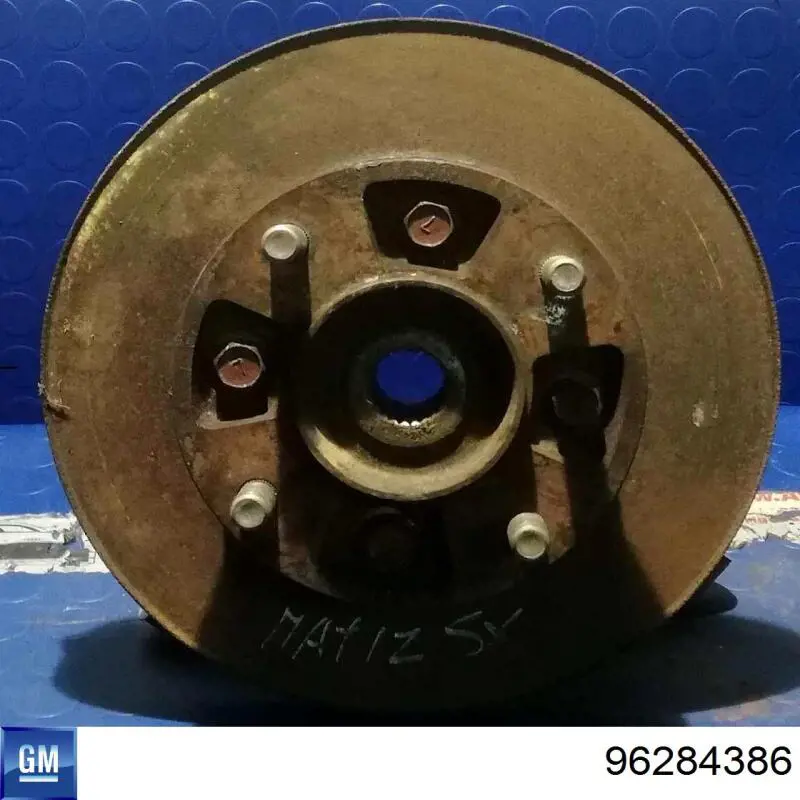 96284386 General Motors Цапфа - поворотний кулак передній, лівий