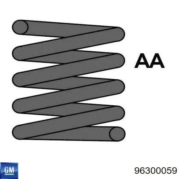 Пружина передня General Motors 96300059 ціна, від 26.49 USD