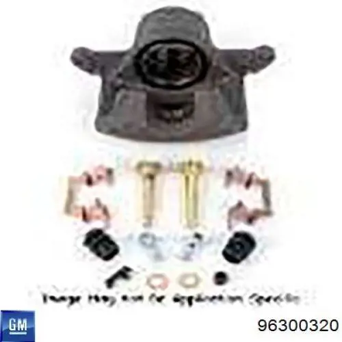 Супорт задній лівий 96451643 General Motors
