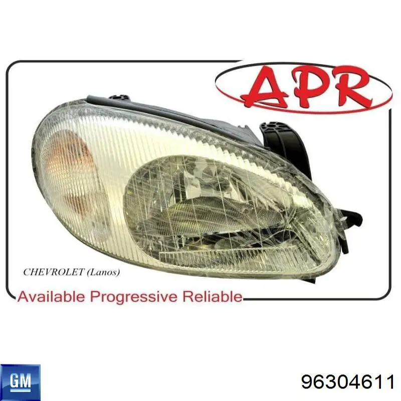  Фара права Daewoo Lanos 