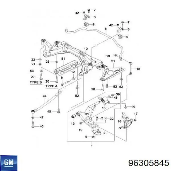  General Motors 96305845 ціна, від 2.12 USD