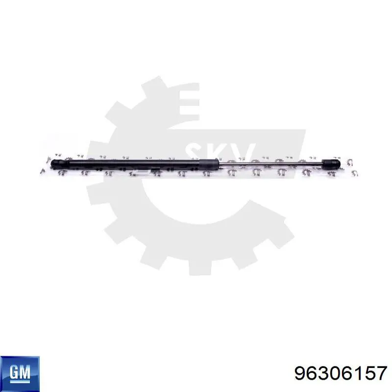 96306157 General Motors Амортизатор кришки багажника / двері 3/5-ї задньої