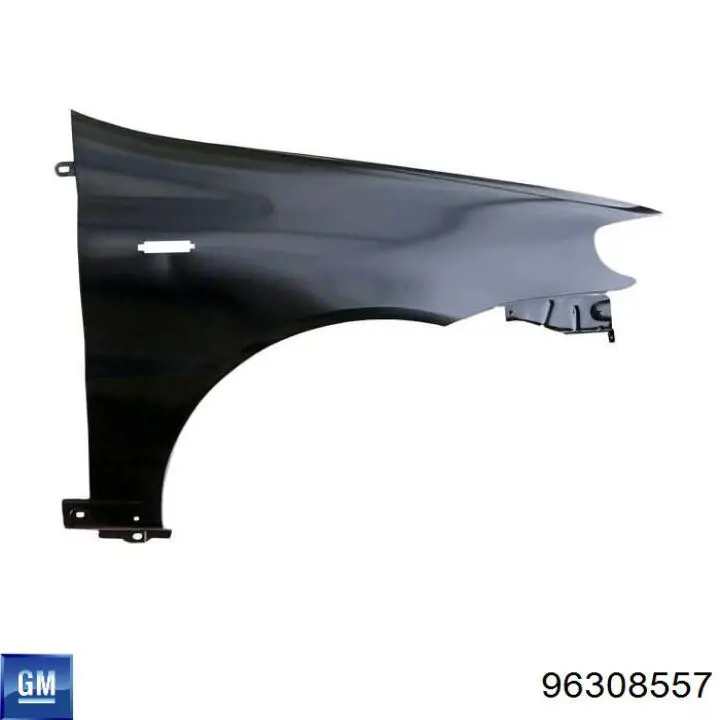 Крило переднє праве General Motors 96308557 ціна, від 183.62 USD