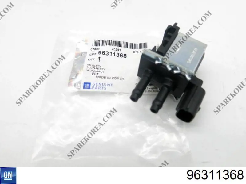 Клапан PCV (вентиляції картерних газів) на ЗАЗ SENS  TF, TA