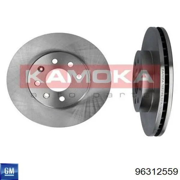Диск переднього гальма General Motors 96312559 ціна, від 29.40 USD