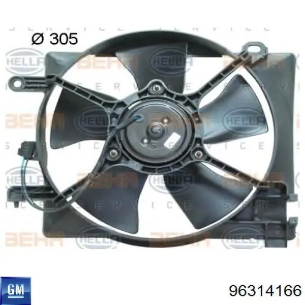 Конденсатор кондиціонера General Motors 96314166 ціна, від 31.67 USD