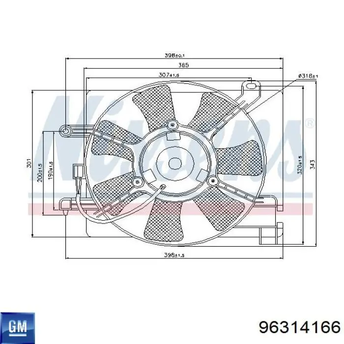 Купити 96314166 General Motors Радіатор системи охолодження кондиціонера
