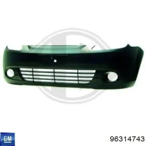 Купити 96314743 General Motors Задній бампер