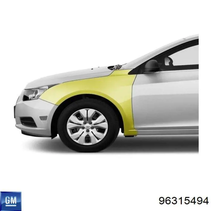 Ліве переднє крило 4max 6504041103311P ціна, від 19.00 USD